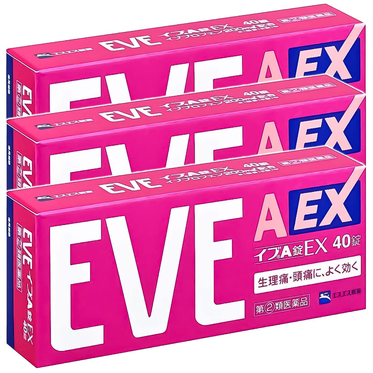Amazon.co.jp: 【指定第2類医薬品】イブA錠EX 40錠 ×3 : Health